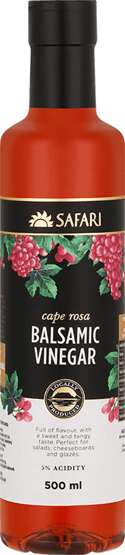 SAFARI Cape Rosa Balsamic Vinegar bottle