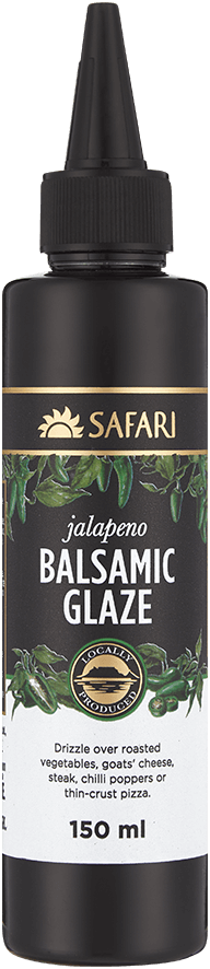 SAFARI Jalapeno Balsamic Glaze bottle
